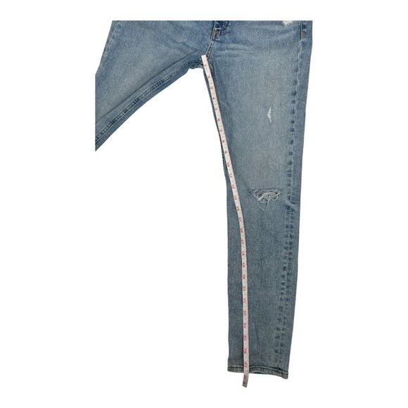 Rag & Bone Double Wash Light Distressed Skinny Jeans 30 Style W1526K520DO - Picture 12 of 12